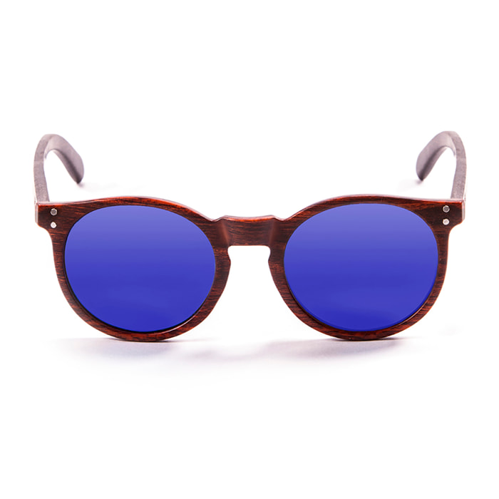 Gafas de sol PALO ALTO HASHBURY - Marrón / Revo azul y patilla marrón bambú