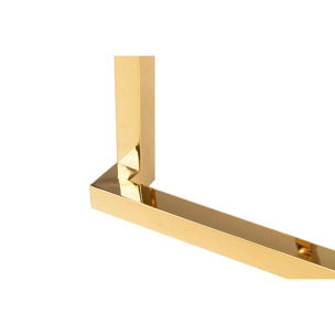 Mesa Auxiliar Acero Inoxidable Cristal Novosibirsk 55x55x60cm