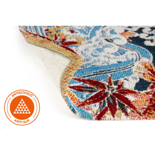 Tappeto Excelsa Kimono in poliestere e cotone 55x180x0,7 cm multicolore