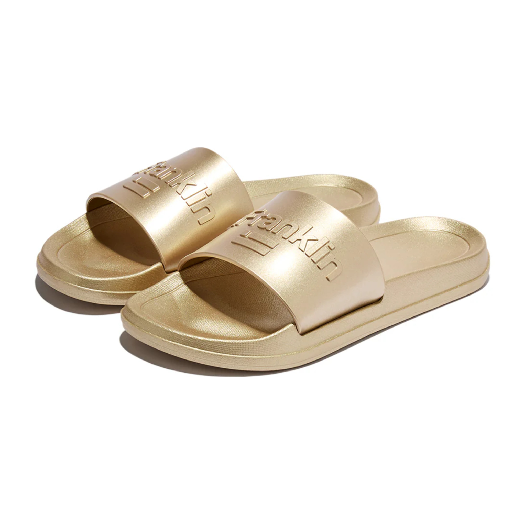 Chanclas de Mujer Estilo Pala Marea en Dorado