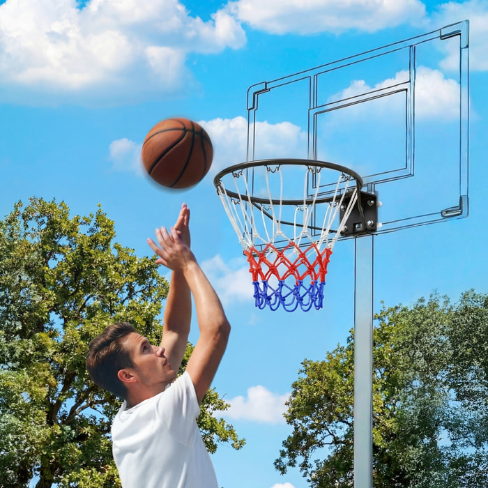 Arceau de basket mural 50 cm - panier de basket - acier noir