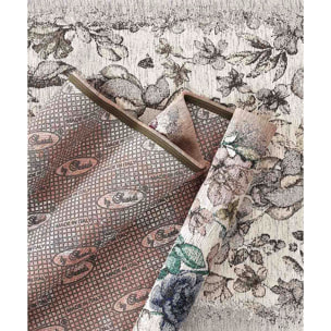 Tappeto Antiscivolo Moderno Salotto Grigio Beige