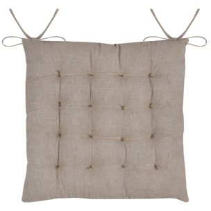 Galette de chaise feuillage doré pour intérieur chic - Doré