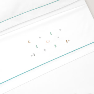 Triptico Coche Estrella Luna Multicolor Bco/Verde