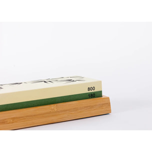 Le Set Deluxe Complet Hashi Damas 10 p : 5 couteaux + porte-couteau magnétique + planche à découper + set d'aiguisage grain 180/800 + acier à aiguiser + fourchette à découper