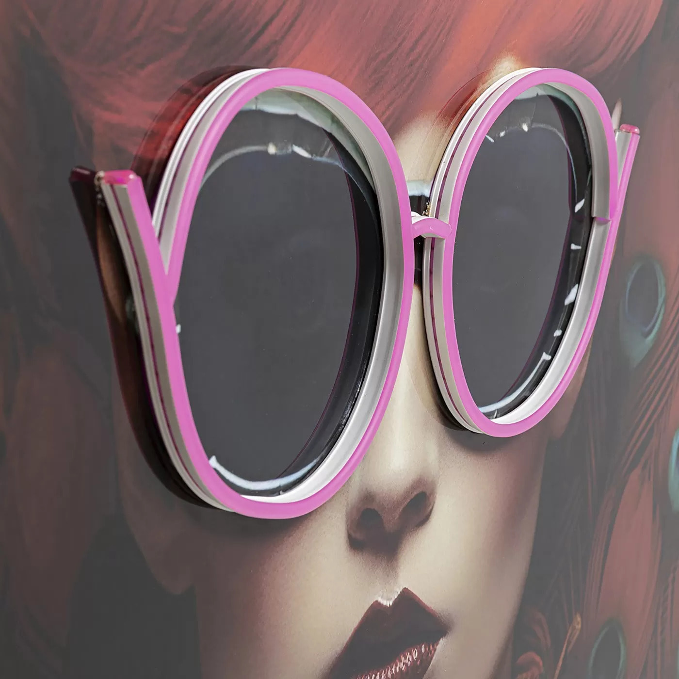 Tableau LED Fancy rousse 55x75cm Kare Design