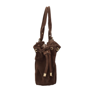 Borsa a mano da donna Made in Italy - Modello Lumena Lux - 100% pelle - 20.0 x 21.0 x 33.0 cm