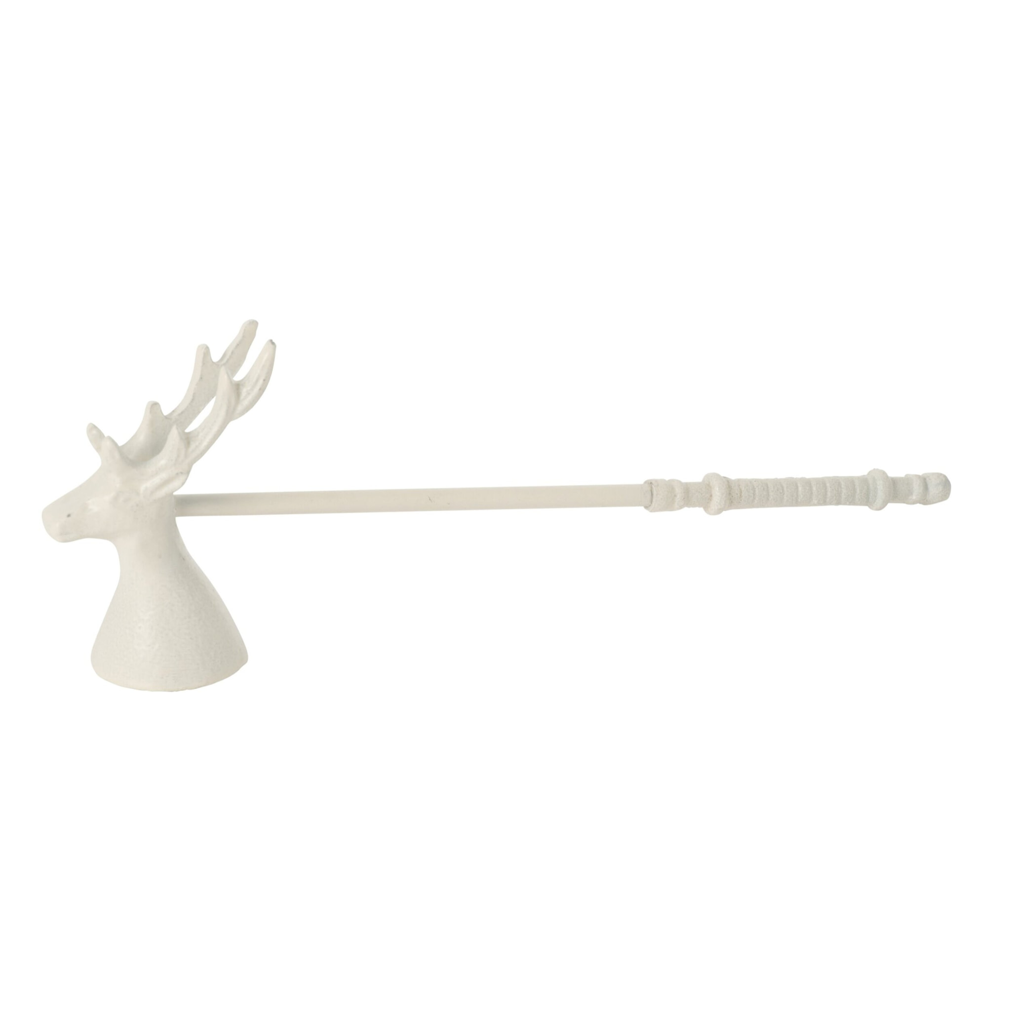 J-Line éteignoir à  bougie cerf - aluminium - blanc cassé
