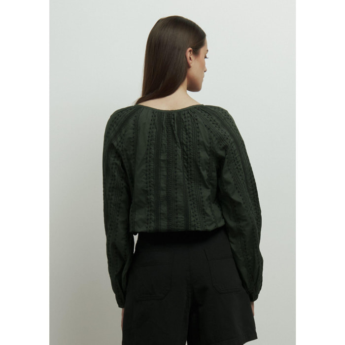 BLUSA VERDE SCURO CONBIPEL