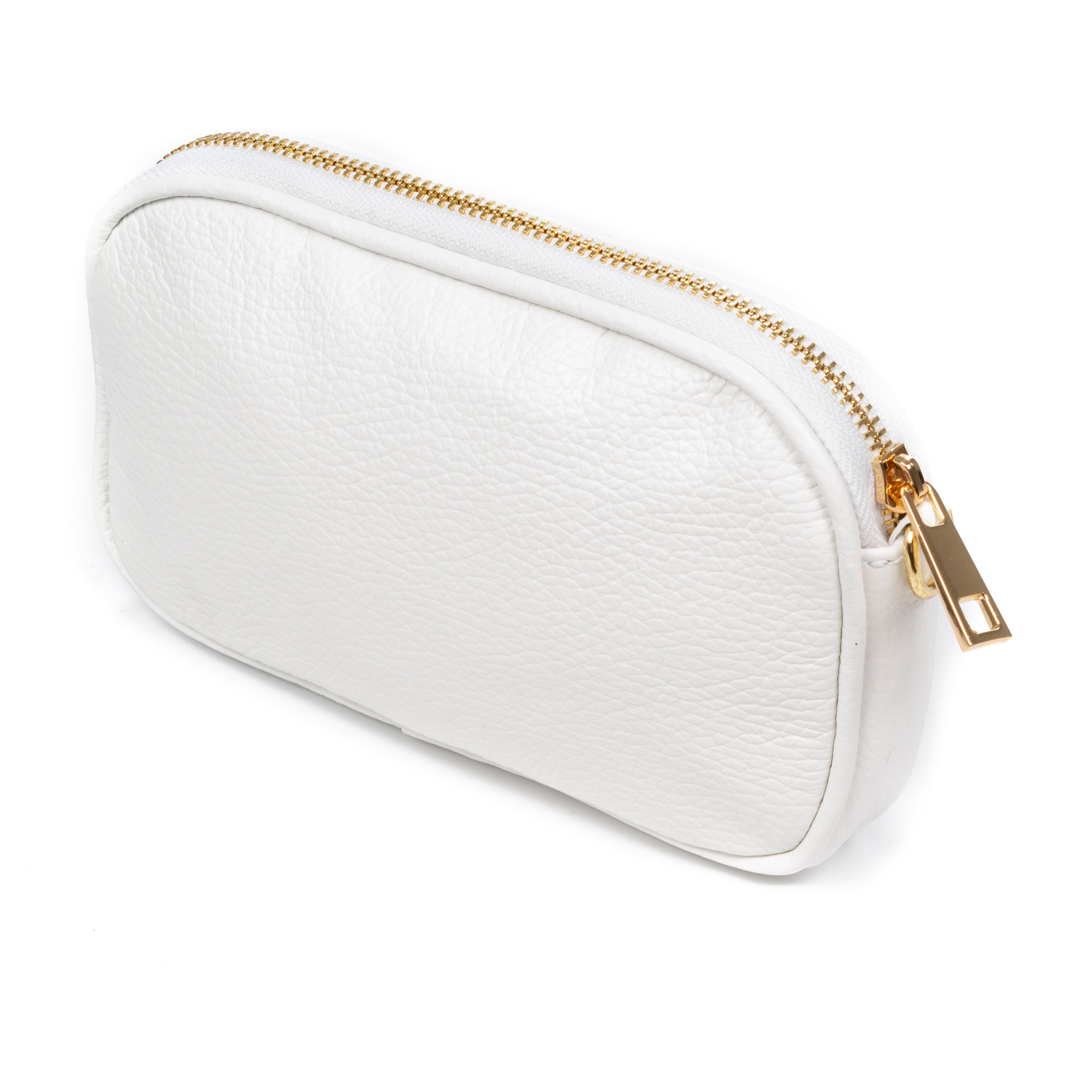 Asola bolso bandolera, de piel auténtica acabado dollaro.