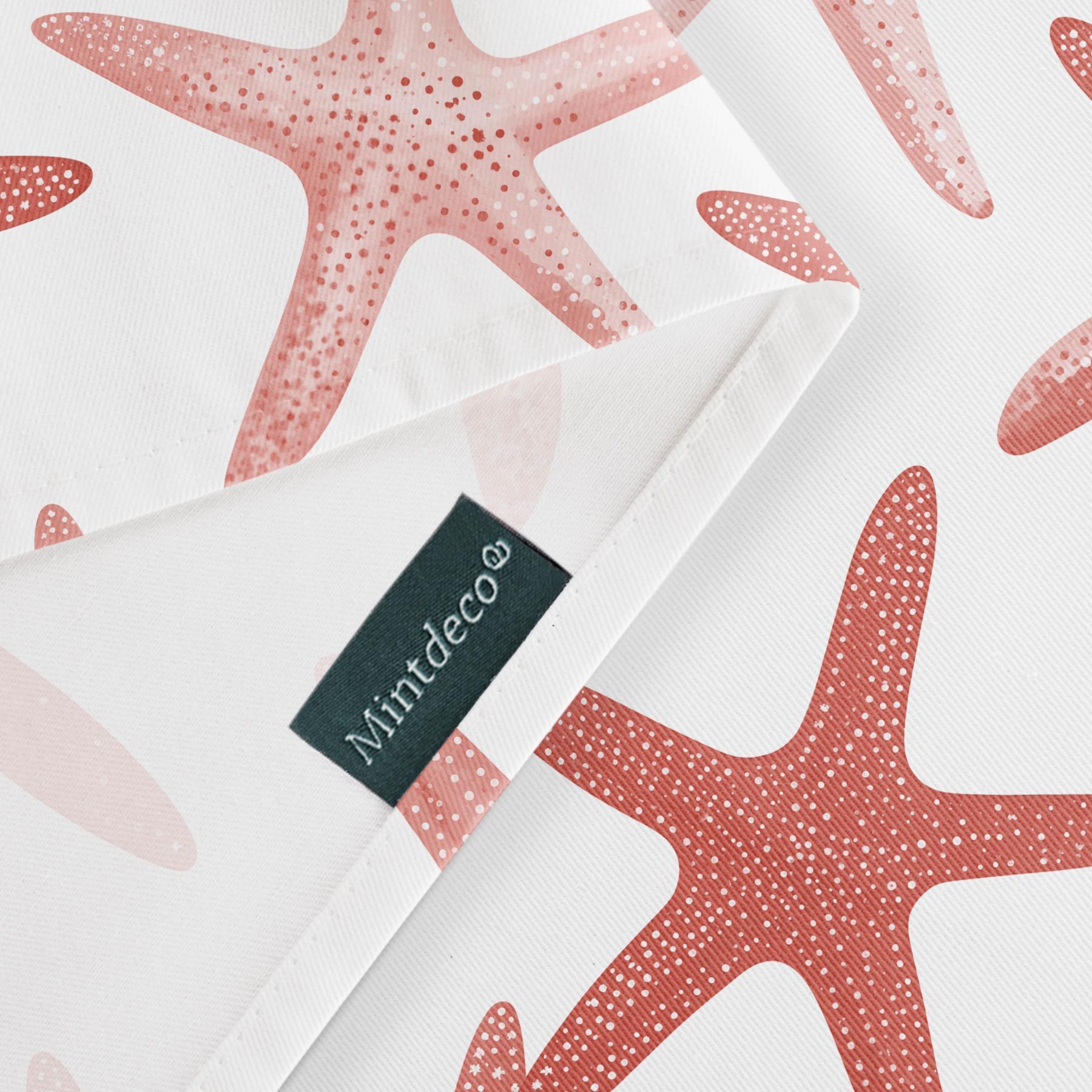 Mantel antimanchas OCEANA CORAL - 100% algodón