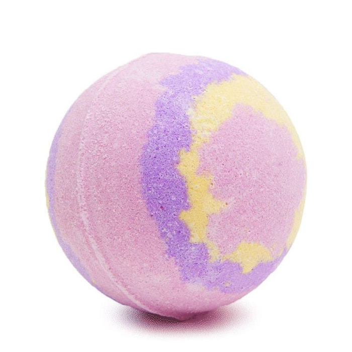 Galaxy Bath Bomb - Supernova - Boule de Bain Tricolore Effervescente et Apaisante - Rose 160 g