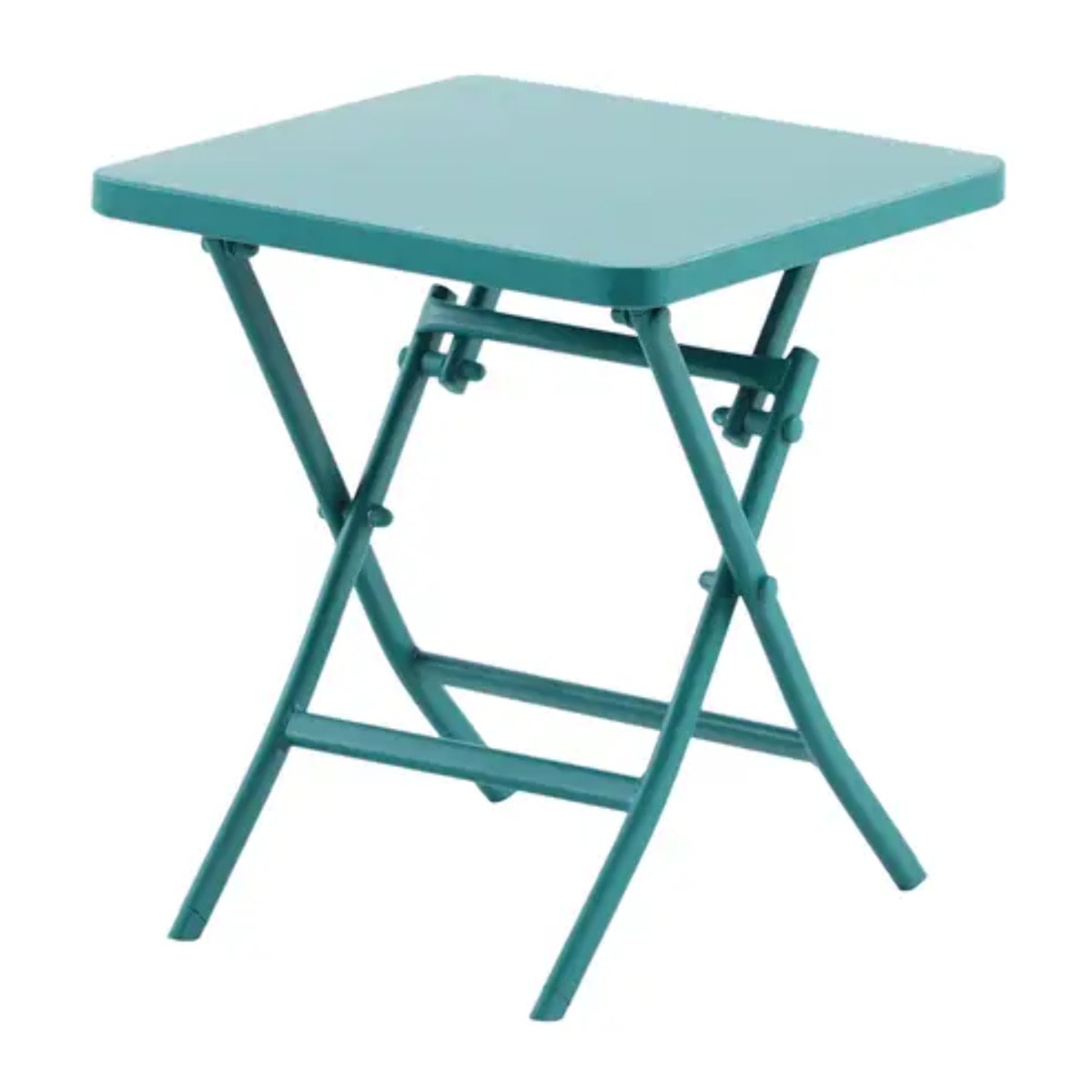 Table d'appoint de jardin Greensboro 40x40cm vert opale