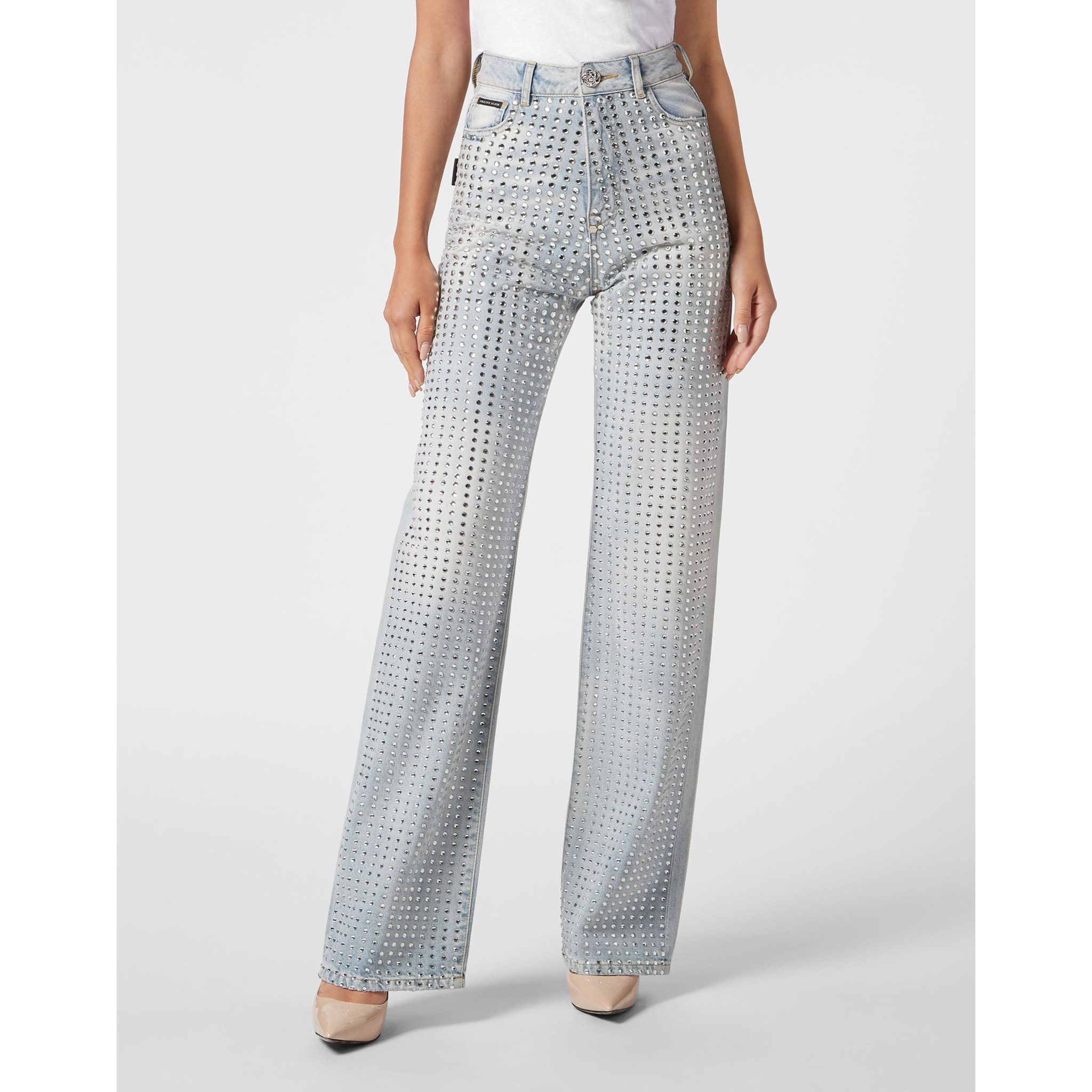 PHILIPP PLEIN Wide-leg jeans