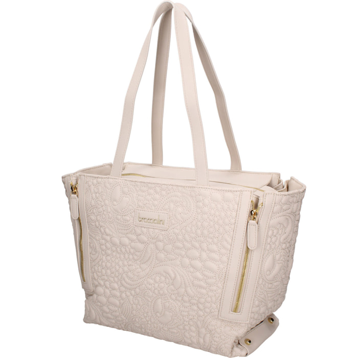 Borsa a spalla da donna Textile Polyurethane 45x27x15 cm