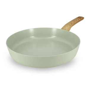 Poêle 28cm avec revêtement céramique céladon - tous feux COLORAMA