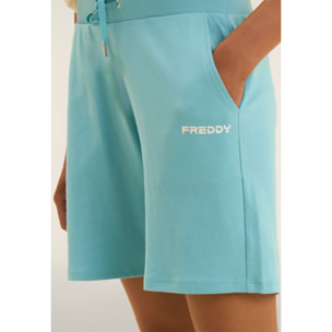 Pantaloni Corti con piccolo Logo FREDDY in Glitter