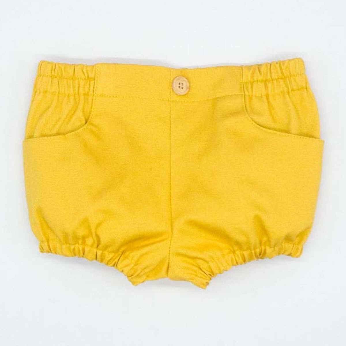 BERMUDA BOMBACHO SARGA AMARILLA OCRE