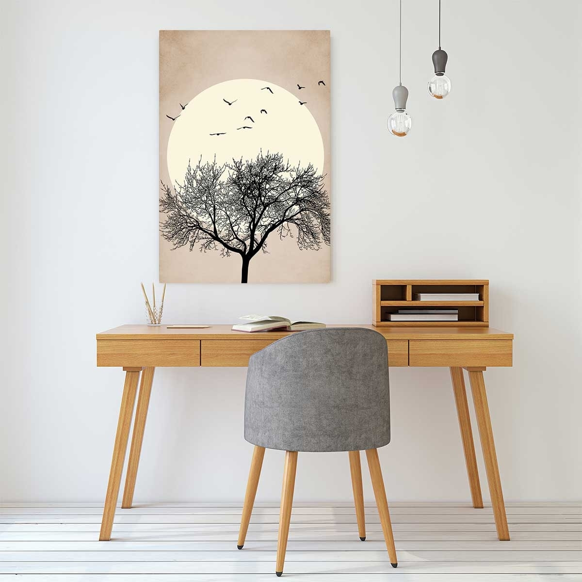 Tableau dessin Arbre scintillant Toile imprimée