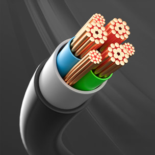 Cable de carga monofásico para vehículos eléctricos de Tipo 2 a Tipo 2. Con 32A y 7KW de potencia.