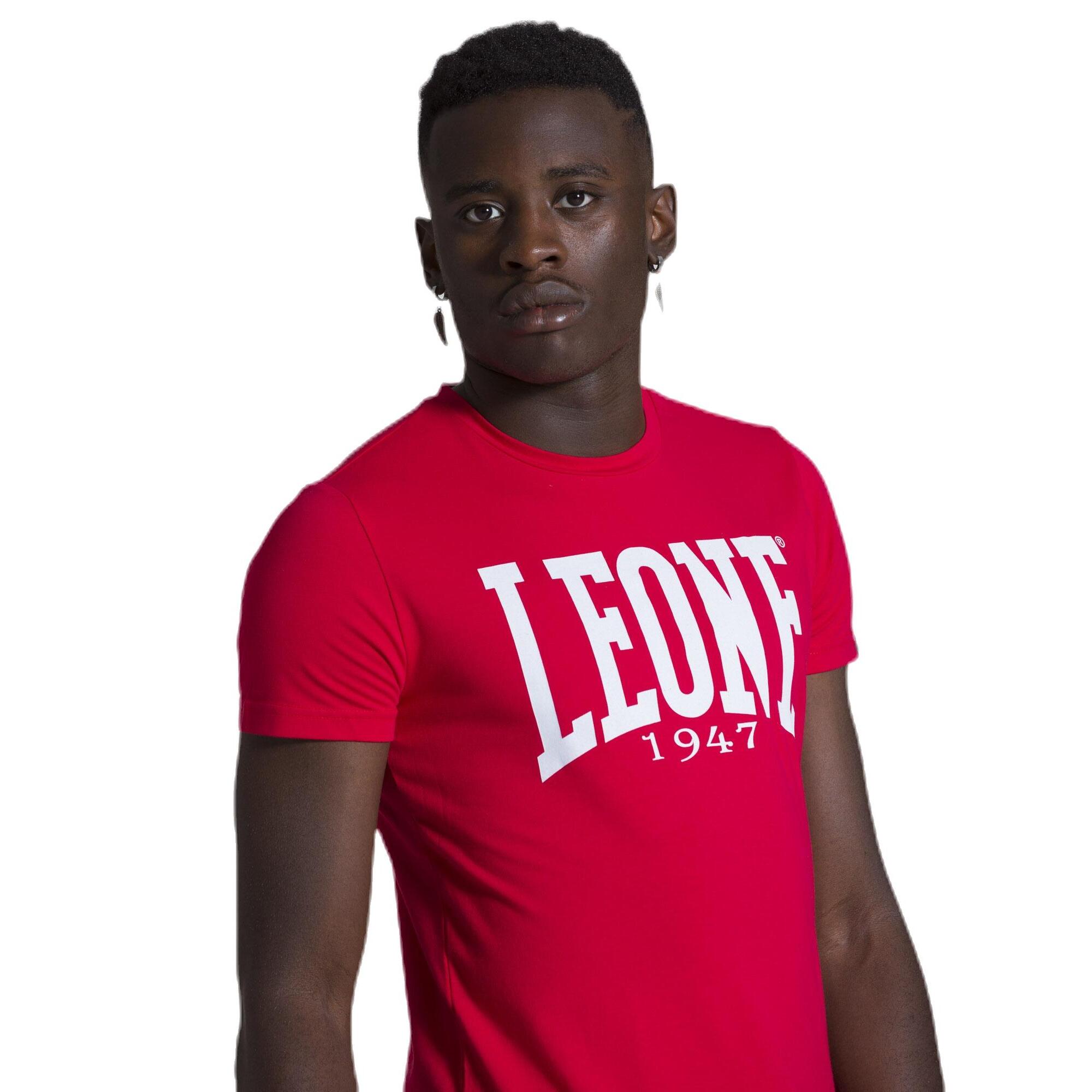 Camiseta de hombre Leone Basic de algodón de manga corta