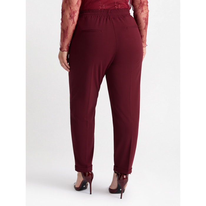 Fiorella Rubino - Pantaloni joggers - Bordeaux