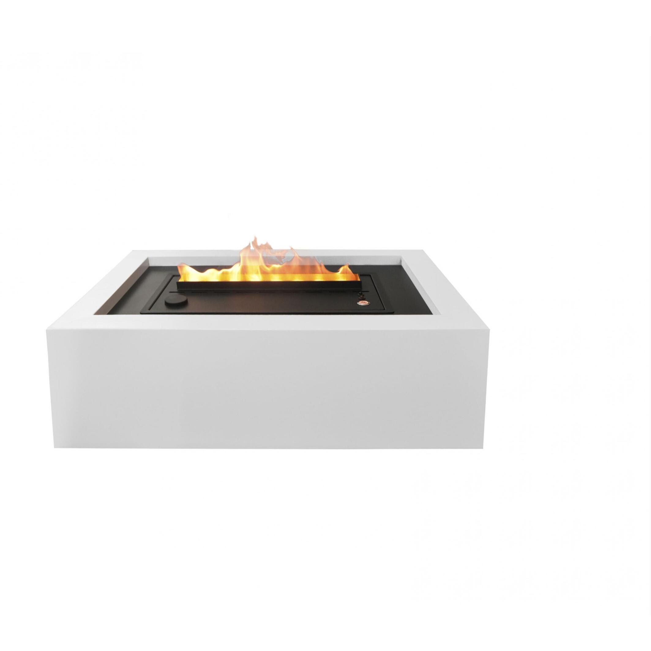 Cheminée de table décorative avec flamme simulée
