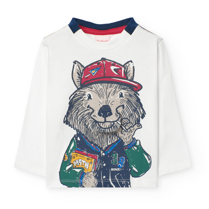 Camiseta punto de bebé niño -BCI