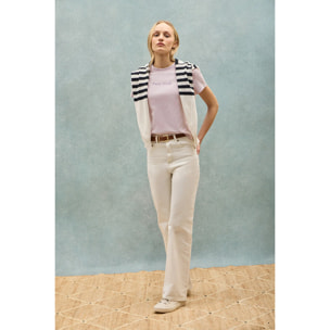 Camiseta Tori color lavanda con logo Minimal Combo Polo Club