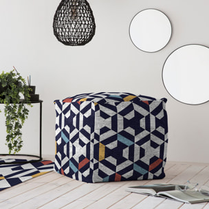 Pouf amovible en coton NAF NAF TWIST