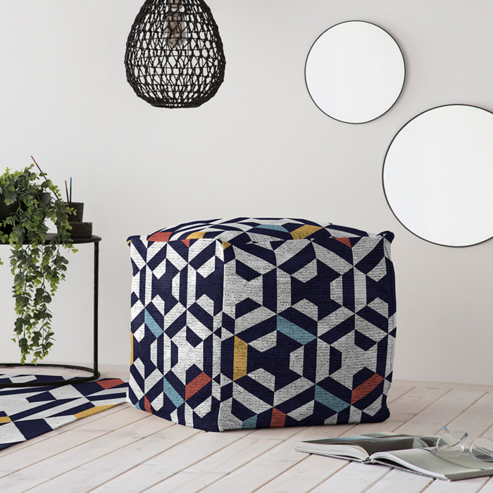 Pouf amovible en coton NAF NAF TWIST