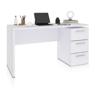 Mesa de escritorio Sasha Blanco Artik (Blanco Mate)