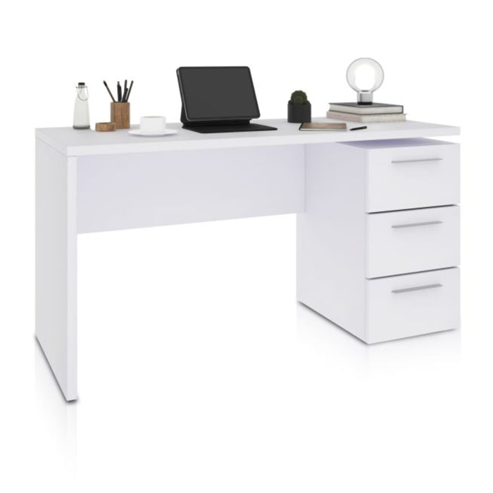 Mesa de escritorio Sasha Blanco Artik (Blanco Mate)
