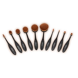 Set De 10 Brochas De Maquillaje