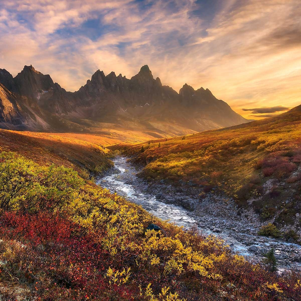 Tableau moutain paradise Tableau alu Dibond