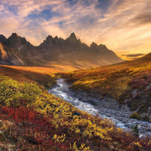 Tableau moutain paradise Tableau alu Dibond