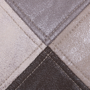 Fauteuil Patchwork Pu - Lot De 2