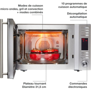 Micro ondes combiné ESSENTIELB EX305m