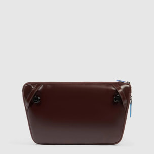 Piquadro Marsupio piatto espandibile in pelle con attacchi tracolla riposizionabili e tasca per AirPods®