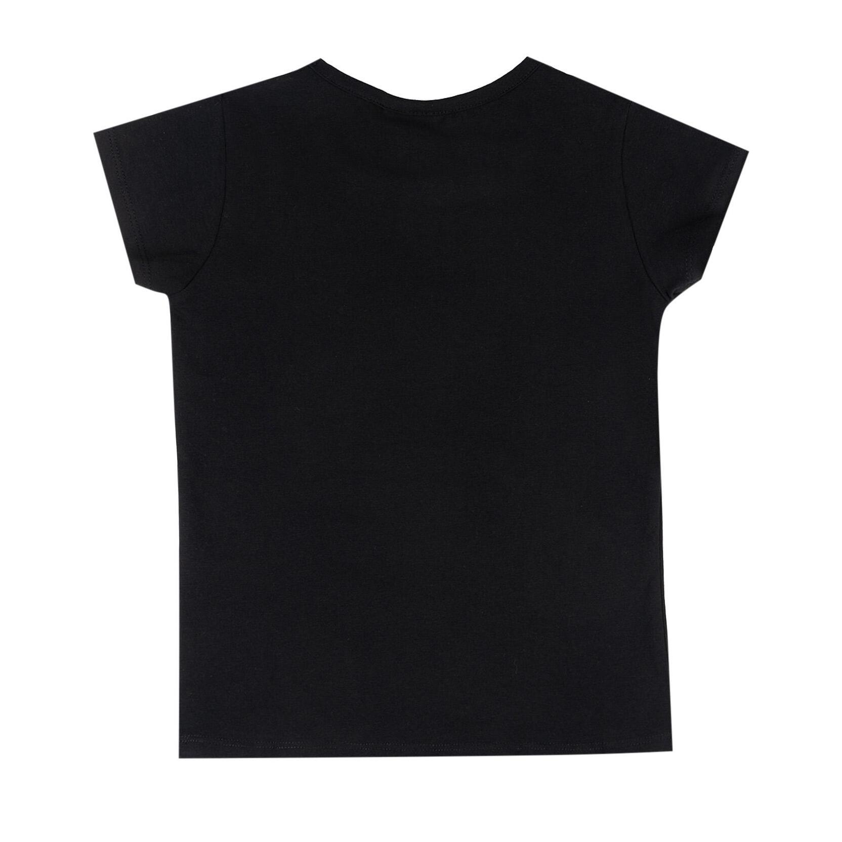T-shirt a maniche corte da bambina con stampa 'Relaxed'
