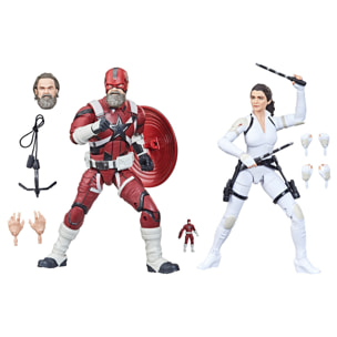 Marvel Black Widow Red Guardian E Melina Set 2 Figures 15cm Hasbro