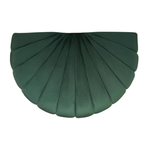 POUF SEMICERCHIO VELLUTO VERDE - misura: 78X48X38 cm