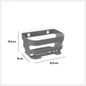 Étagère à ventouses Gris Bath'n store