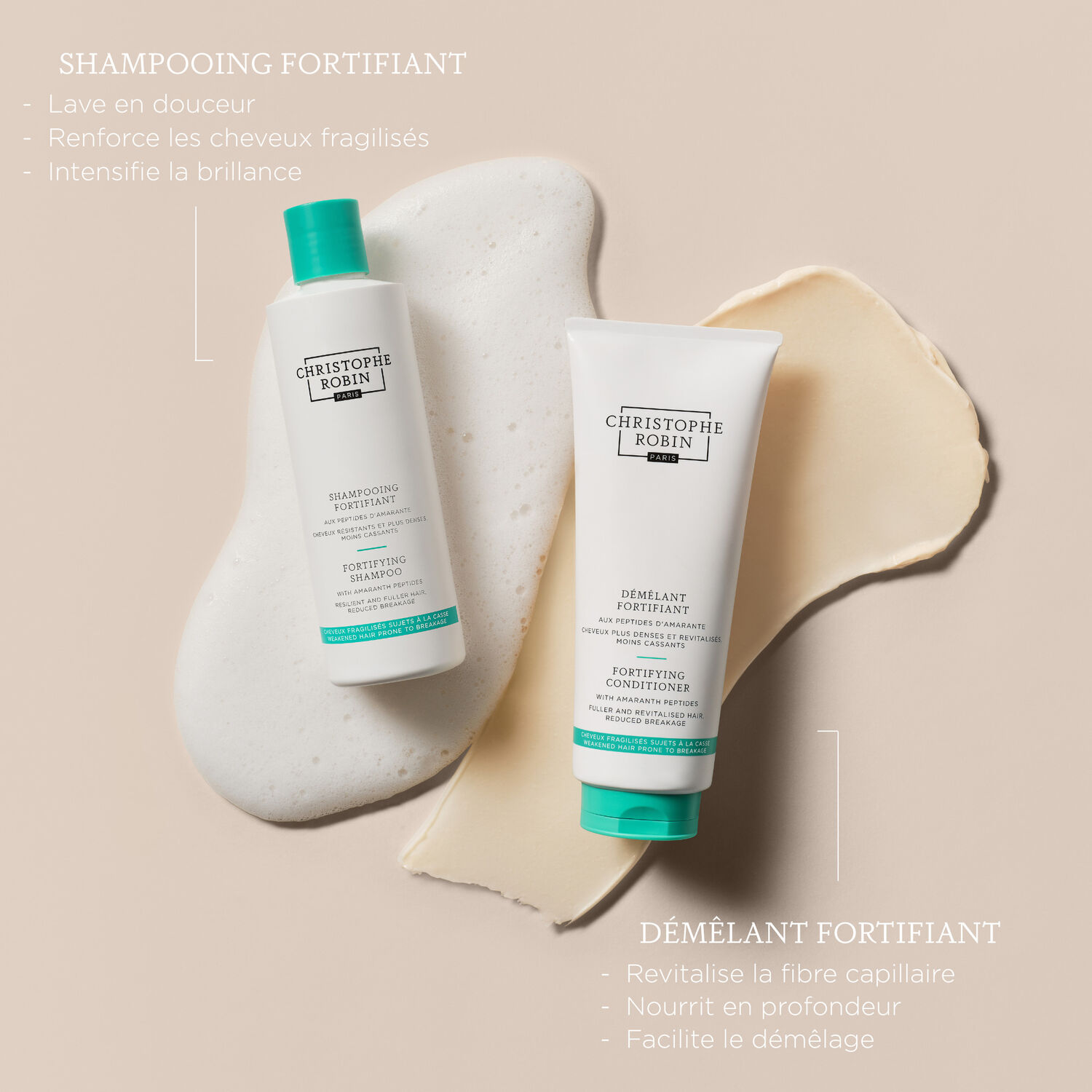 Fortifiante - Shampooing Fortifiant aux Peptides d'Amarante
