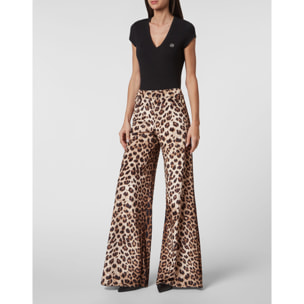 PHILIPP PLEIN Trousers LEOPARD