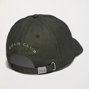 Gorra verde oliva con logo bordado Rigby Go