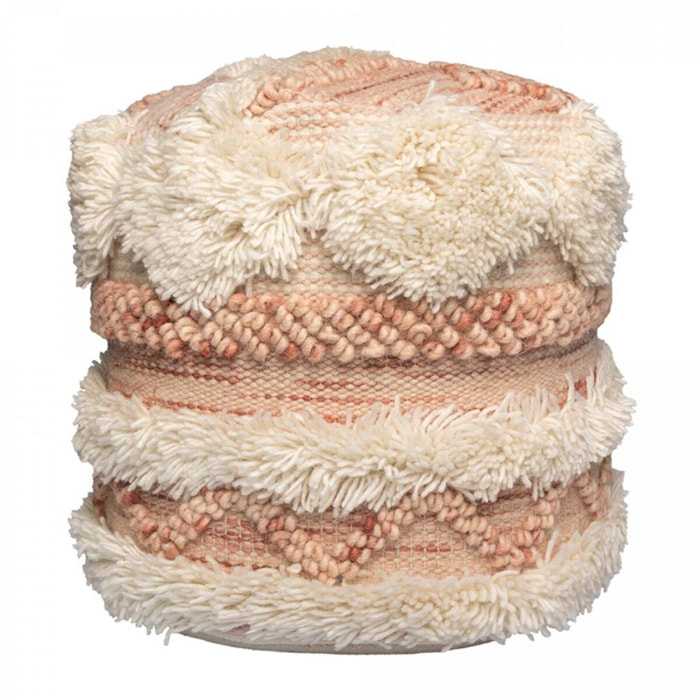 Tabouret semi artisanal en laine LABU