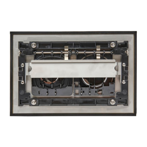 Plaque de commande double touche en acier inoxydable, traitement PVD, or mat (SATATBG)