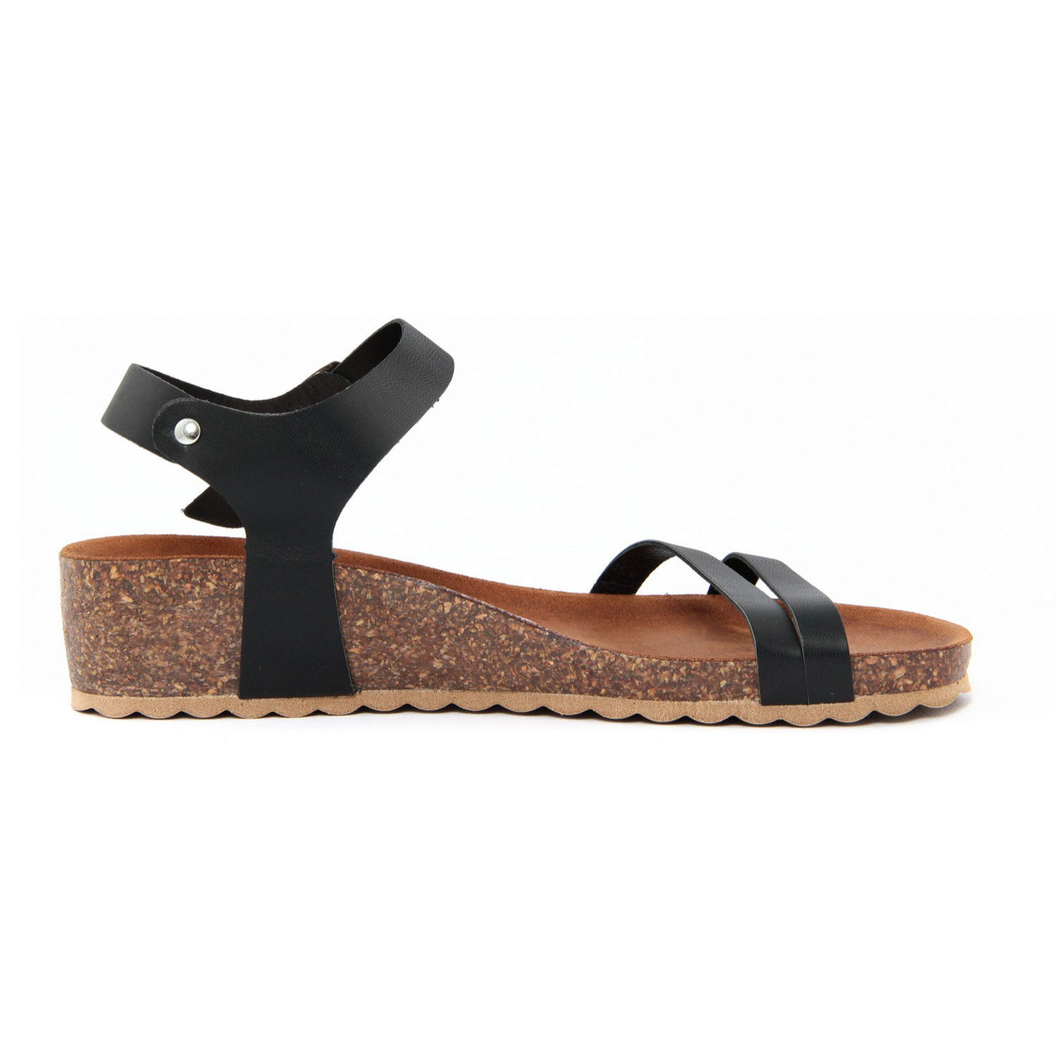 Sandalo flat Donna colore Nero