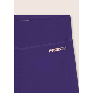 Leggings sportivi a zampa con vita alta e tasca interna